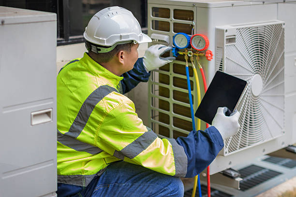 Professional Hvac Maintenance technician working in Riverside, PA